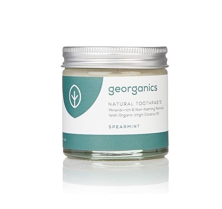 Georganics, Mineralna pasta do zębów w słoiku, Spearmint, 60 ml