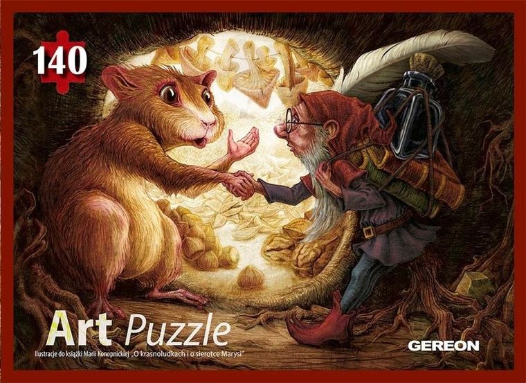 Gereon, Spotkanie chomika, puzzle, 140 elementów