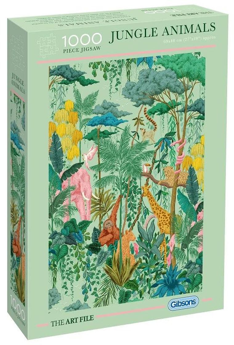 Gibsons, Zwierzęta w dżungli, puzzle, 1000 elementów