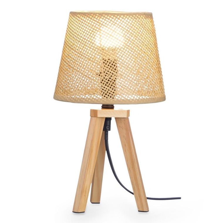 Giftdecor, Boho Natural, lampka nocna, 32 cm