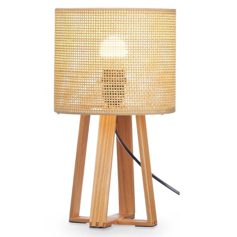 Giftdecor, Boho Natural, lampka nocna, 36 cm