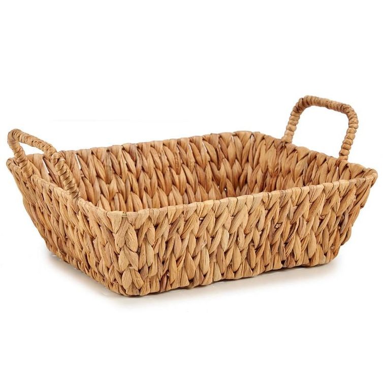 Giftdecor, koszyk ozdobny z uchwytami, 40-29 cm, hiacynt wodny