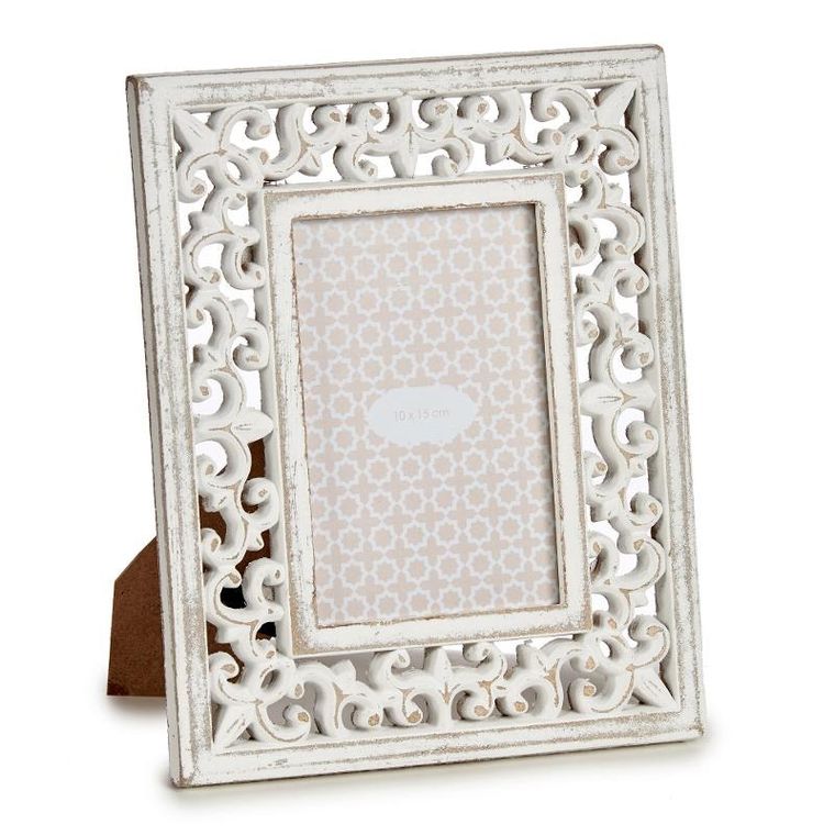 Giftdecor, Lira, ramka na zdjęcia w drewnianej, zdobionej ramie, 19,6-11,5-24,5 cm