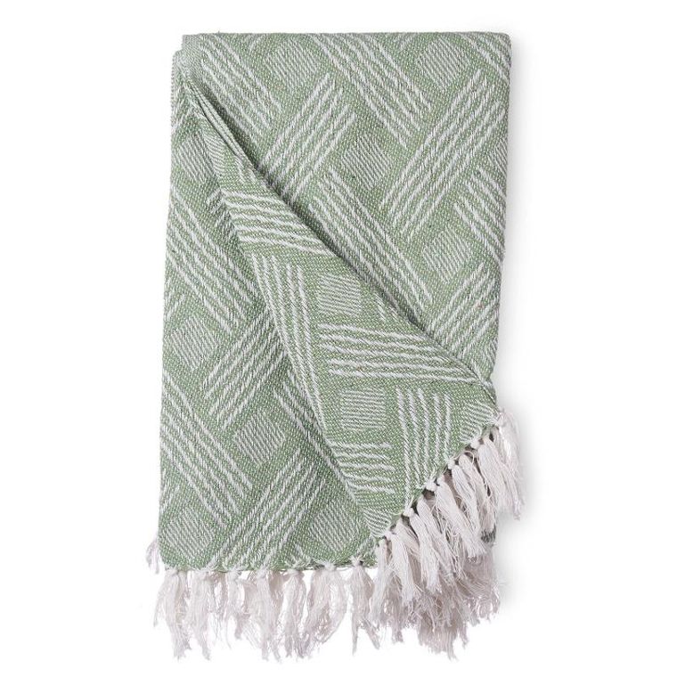 Giftdecor, Mova, koc z frędzlami, 125-150 cm