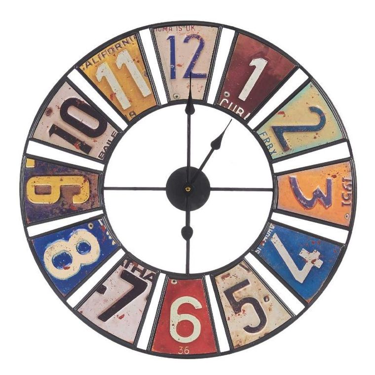 Giftdecor, Pop Up, zegar ścienny, średnica 60 cm