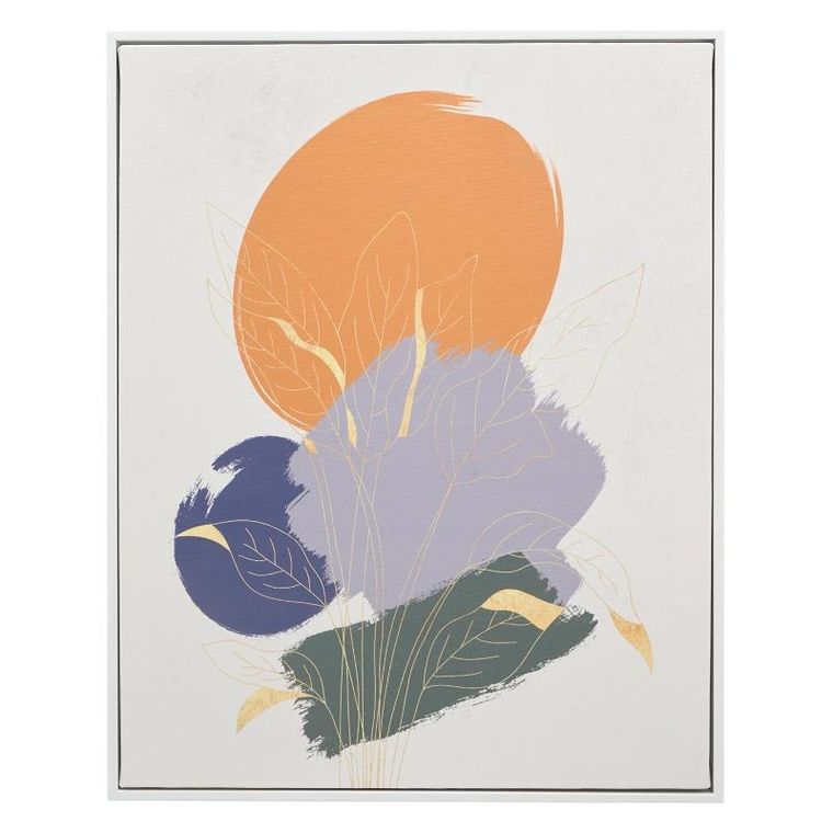 Giftdecor, Solara, obraz w białej ramie, motyw okręgów, 40-70 cm