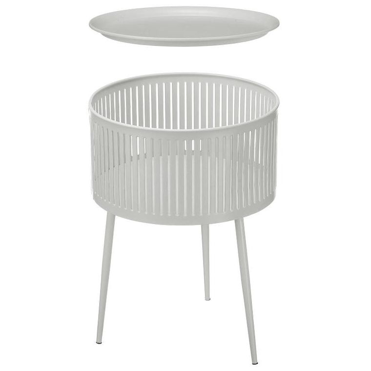 Giftdecor, stolik kawowy, okrągły, miejsce do przechowywania, średnica 40 cm