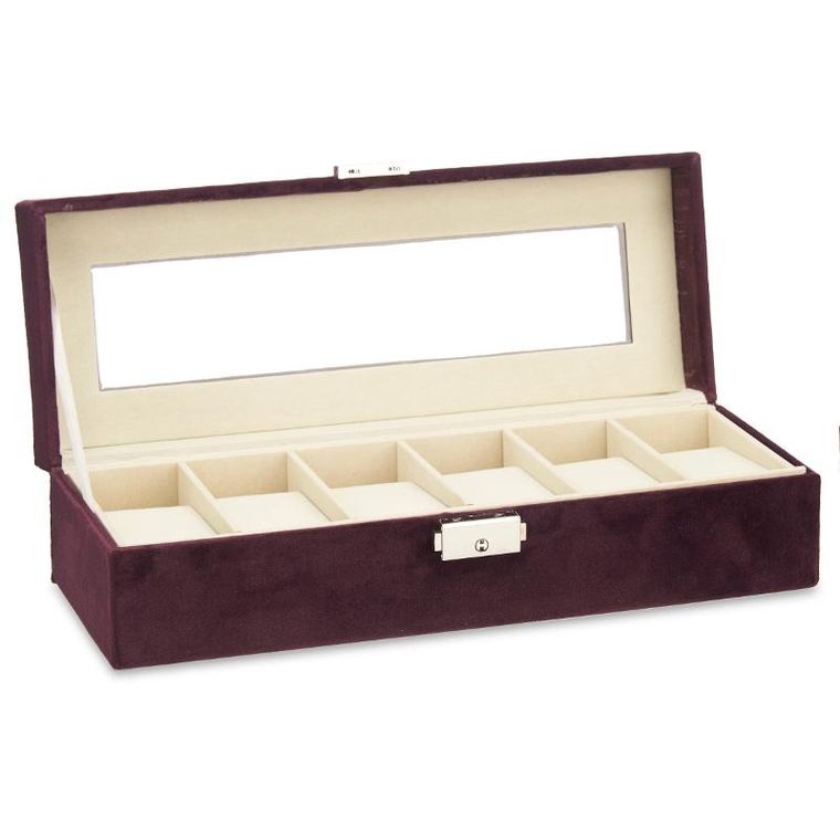 Giftdecor, Velvet, szkatułka na zegarki, 30-11-8 cm