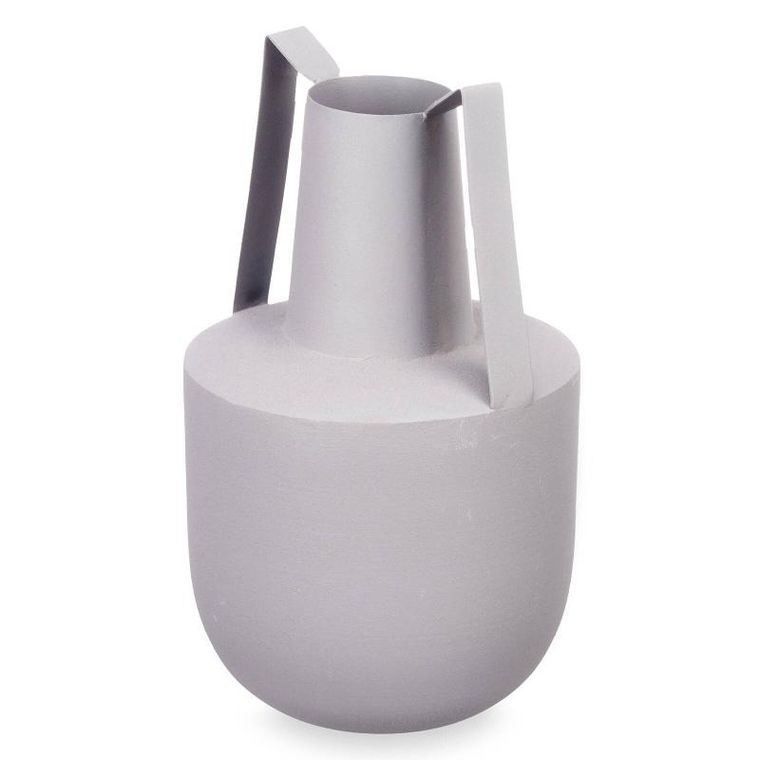 Giftdecor, wazon metalowy, pastelowy kolor, uchwyty, 21 cm