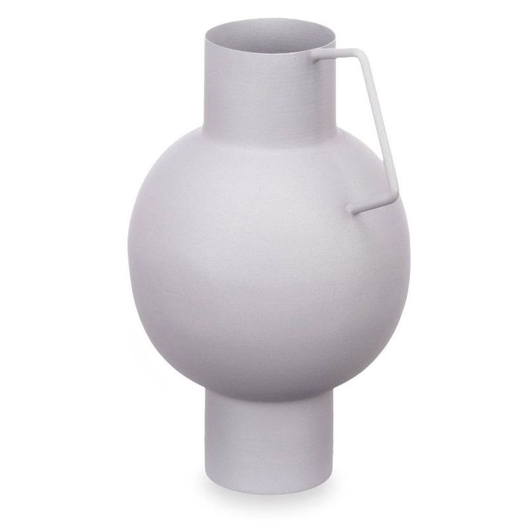 Giftdecor, wazon metalowy, pastelowy kolor, wysokość 23 cm