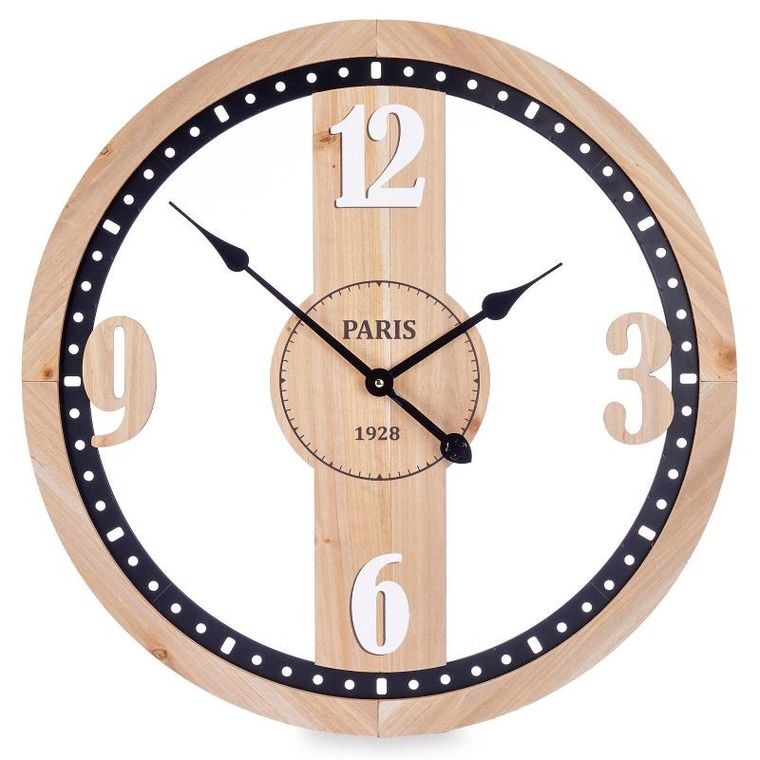 Giftdecor, zegar loftowy, Paris 1928, 60 cm