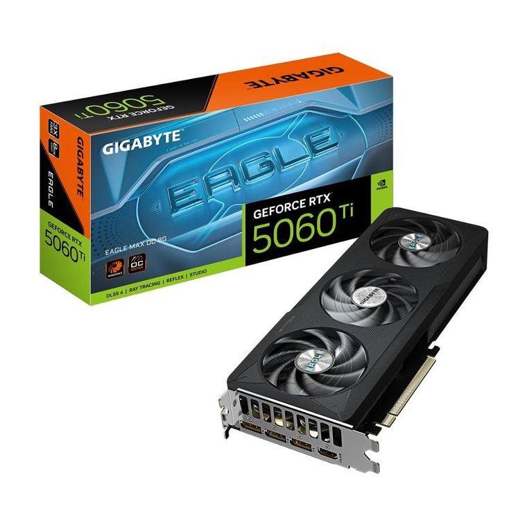 Gigabyte, GeForce RTX 5060 Ti EAGLE MAX OC 128BIT GDDR7, karta graficzna, HDMI/3DP