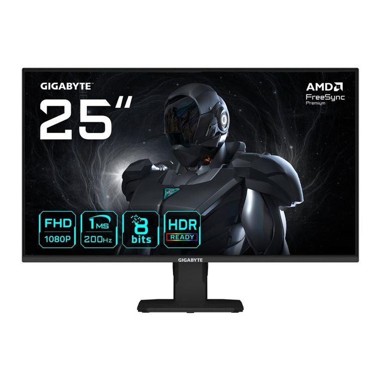 Gigabyte, monitor, 24,5", GS25F2 IPS FHD HDMI DP 200Hz