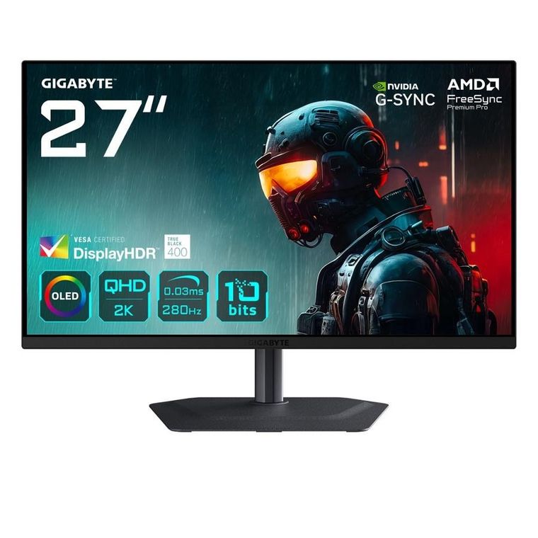 Gigabyte, monitor OLED, 27", MO27Q2A 280Hz