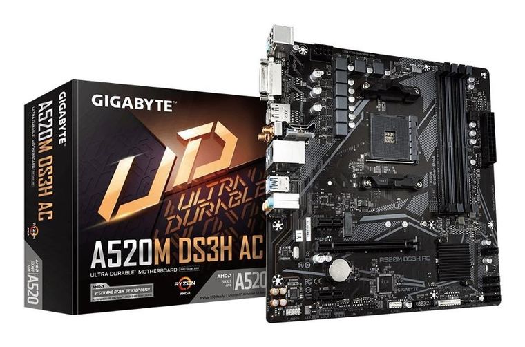 Gigabyte, płyta główna, A520M DS3H AC