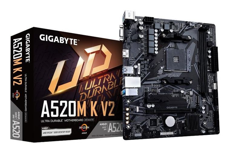Gigabyte, płyta główna, A520M K V2