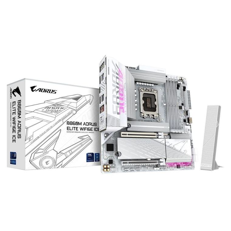 Gigabyte, płyta główna, B860M AORUS ELITE WF6E ICE