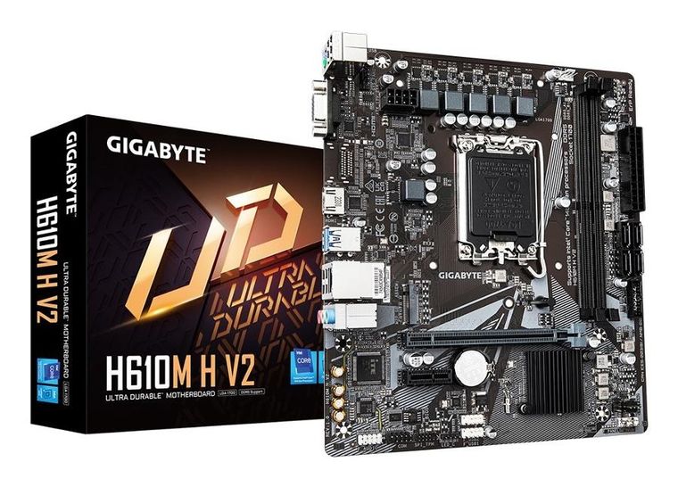 Gigabyte, płyta główna, H610M H V2 s1700 2DDR5 HDMI/DSUB M.2 mATX