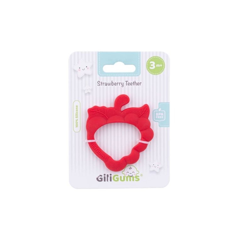 GiliGums, gryzak, truskawka