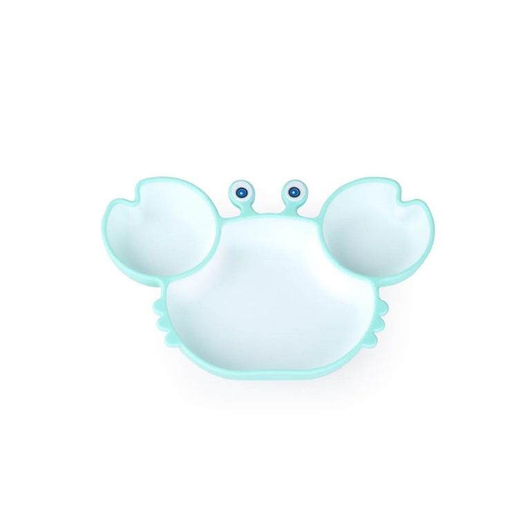 GiliGums, Krab, talerz, miętowo-biały