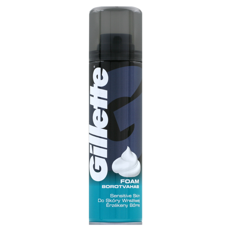 Gillette, Classic Sensitive, pianka do golenia, 200 ml