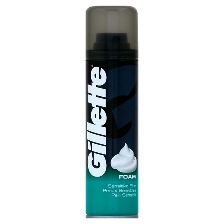 Gillette, Foam Sensitive Skin, pianka do golenia, 200 ml