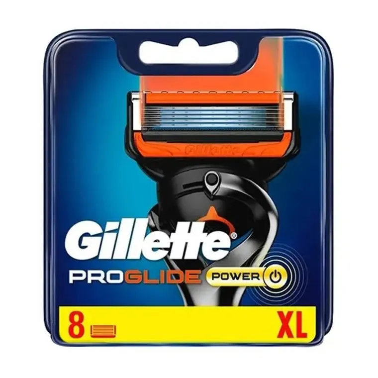 Gillette, Fusion 5 Proglide Power, ostrza wkłady wymienne do maszynki do golenia dla mężczyzn, 8 szt.