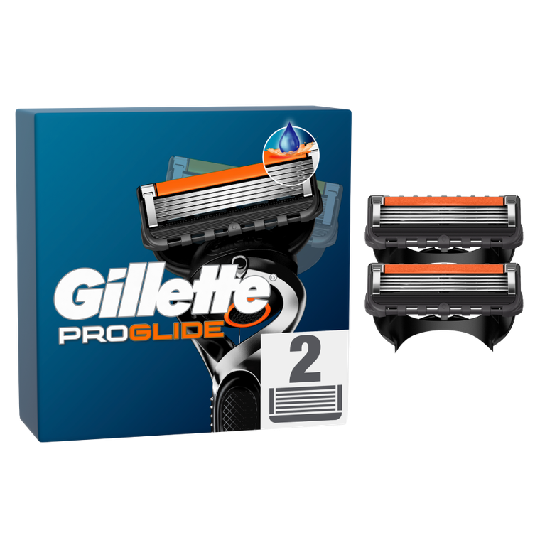 Gillette, Fusion ProGlide, wymienne ostrza do maszynki do golenia, 2 szt.