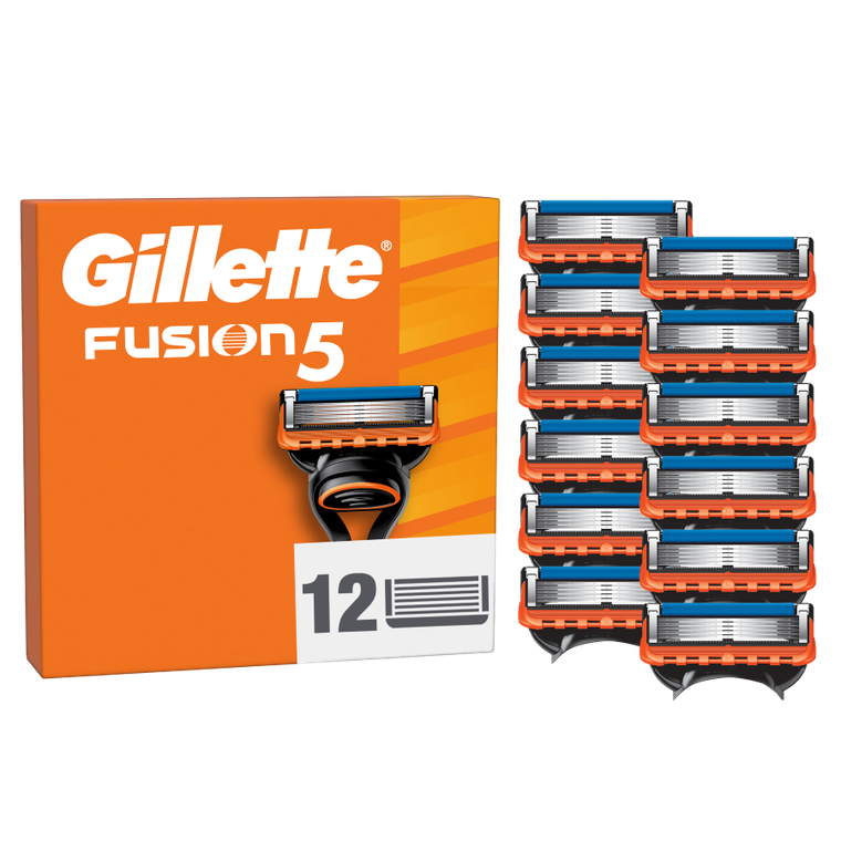 Gillette, Fusion5, ostrza wymienne do maszynki do golenia, 12 szt.