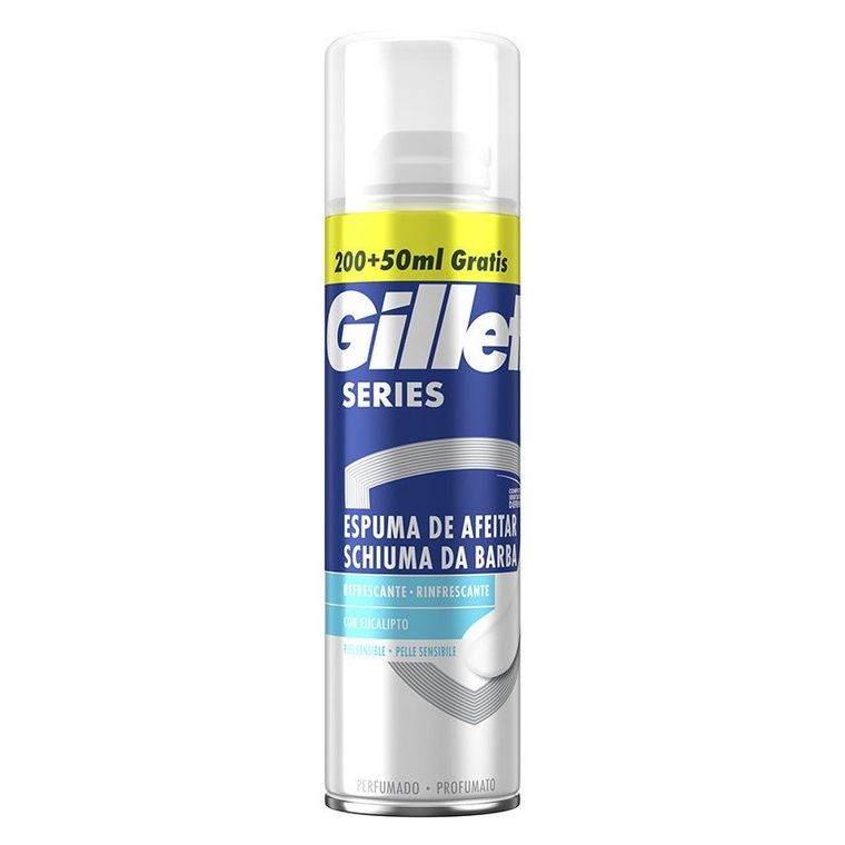 Gillette, Series Sensitive, pianka do golenia, 250 ml