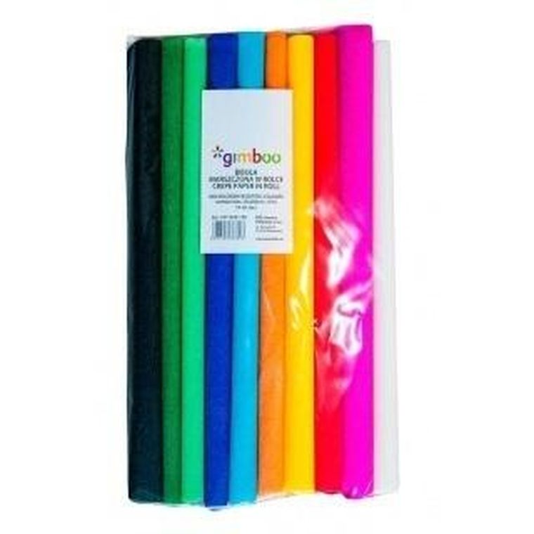 Gimboo, bibuła marszczona, 25-200 cm, 10 kolorów