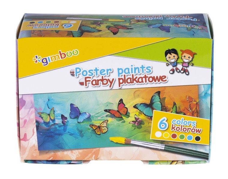 Gimboo, farby plakatowe, 6-20 ml
