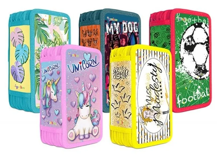 Gimboo, piórnik 3-komorowy