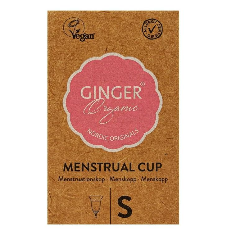 Ginger Organic, Menstrual Cup, kubeczek menstruacyjny, S