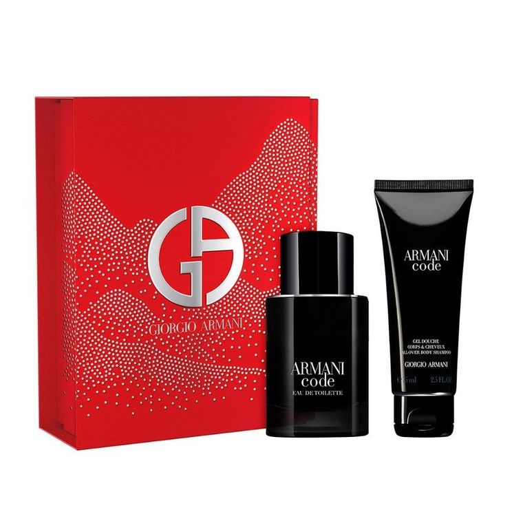 Giorgio Armani, Armani Code Pour Homme, zestaw, woda toaletowa spray, 50 ml + żel pod prysznic, 75 ml