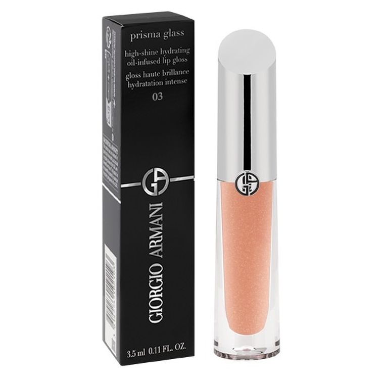 Giorgio Armani, Prisma Glass Hydrating Lip Gloss, błyszczyk do ust, nr 03