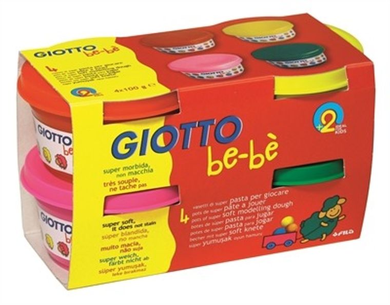 Giotto Be Be, ciastolina, 4-100g