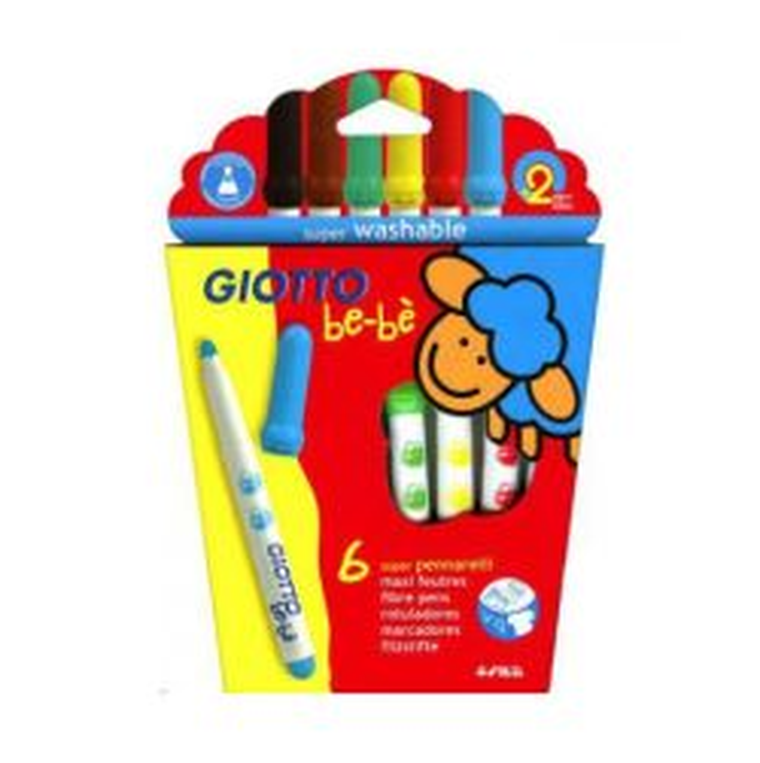 Giotto, Be-Be, flamastry, 6 kolorów