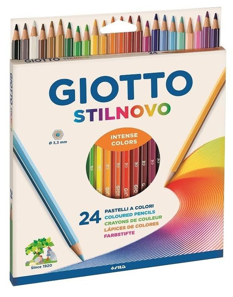 Giotto, kredki Stinovo intense, 24 kolory