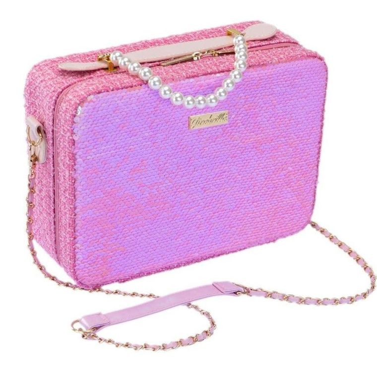 Girabrilla, Maxi, walizka make up, ciemny róż