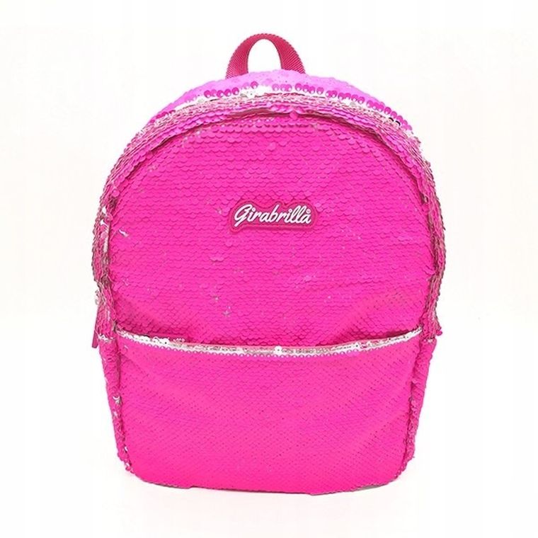 Girabrilla, plecak, neonowy, cekinowy