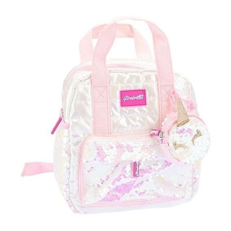 Girabrilla, plecak z portfelem, biały