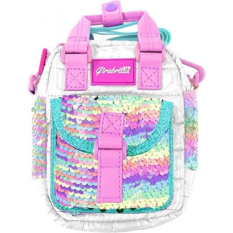 Girabrilla, Puffer, torebka na ramię, tęcza