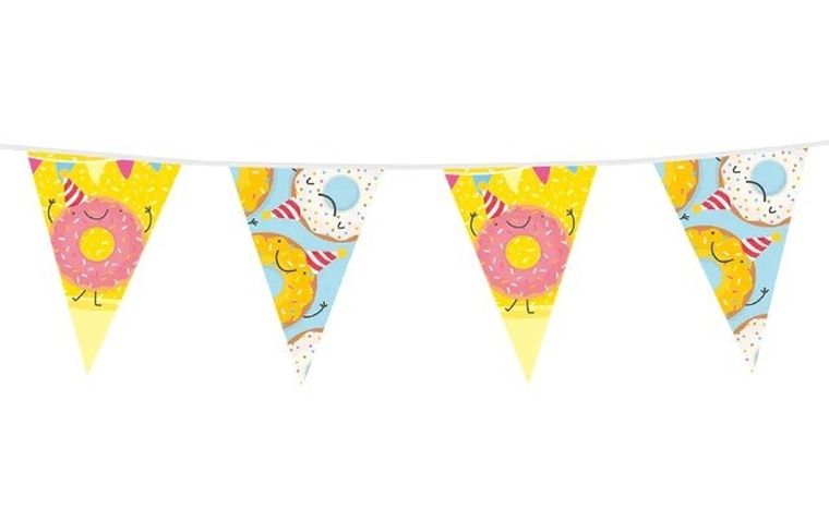 Girlanda, flagi, Donut, 6m