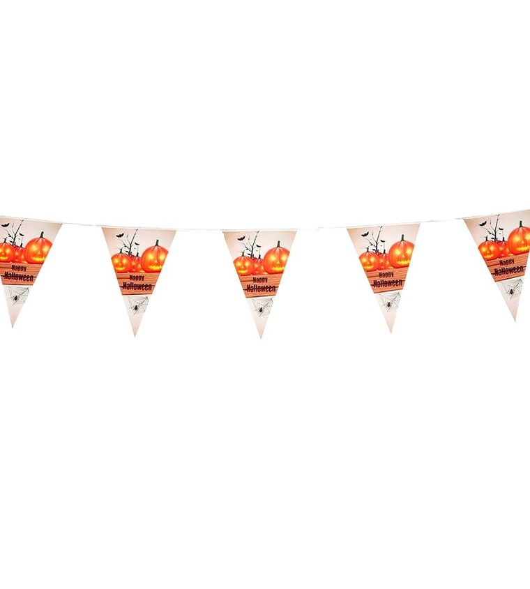 Girlanda, halloween, straszne dynie, 250 cm