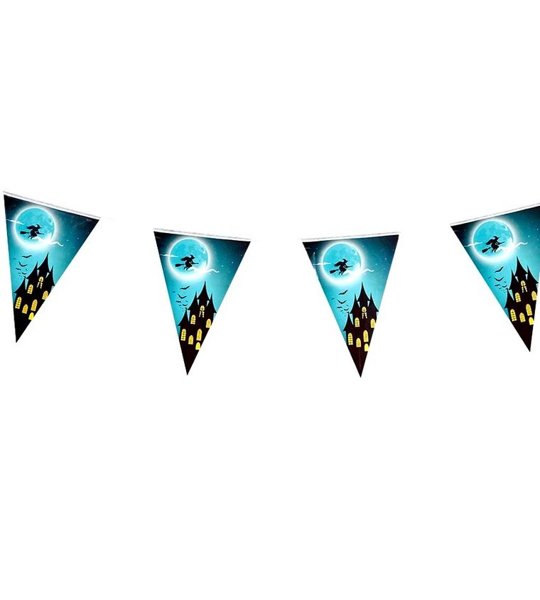 Girlanda, halloween, straszny dom, 250 cm