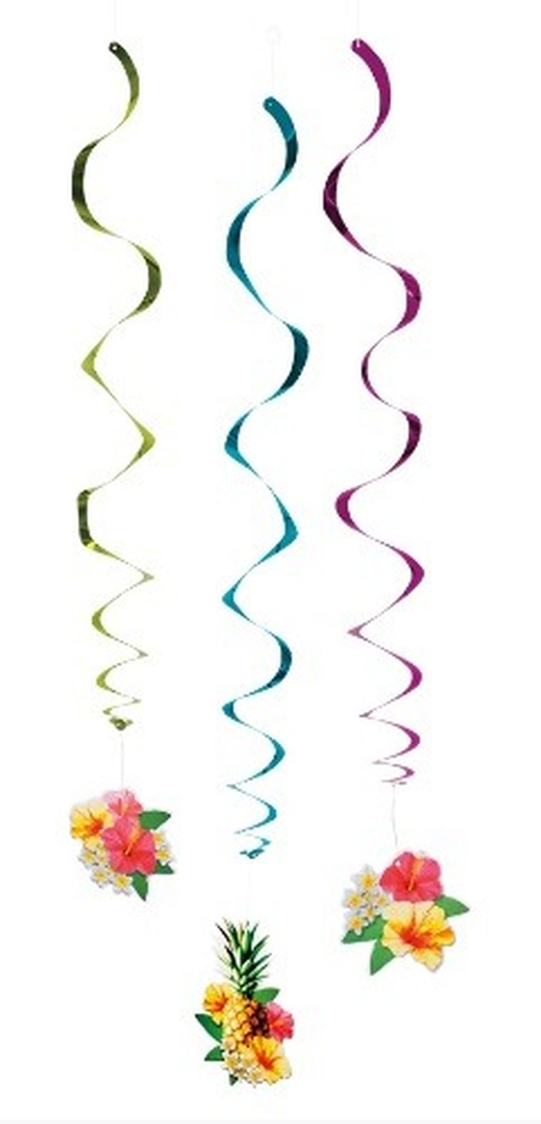 Girlanda, hawajskie spirale, kwiaty