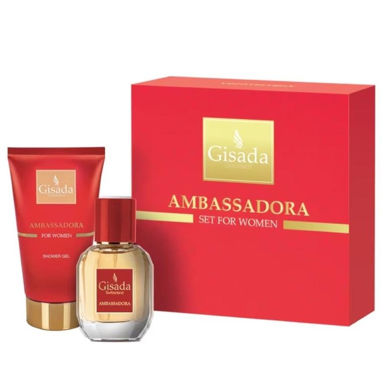 gisada ambassadora woda perfumowana 50 ml   zestaw 