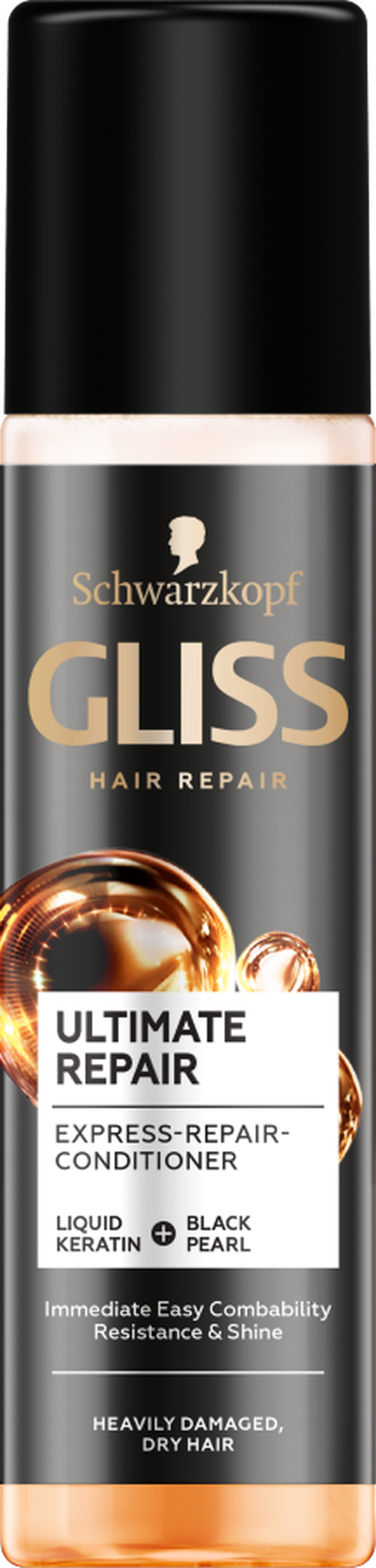 Gliss Kur, Ultimate Repair, odżywka-ekspresowy spray do włosów, 200 ml
