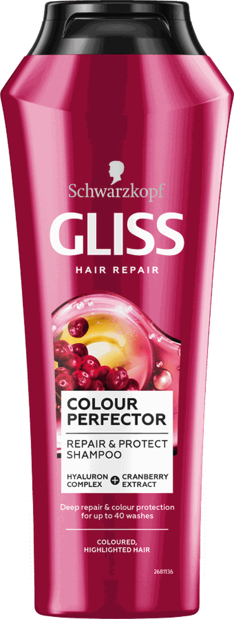Gliss, Ultimate Color Shampoo, szampon do włosów farbowanych i z pasemkami, 250 ml